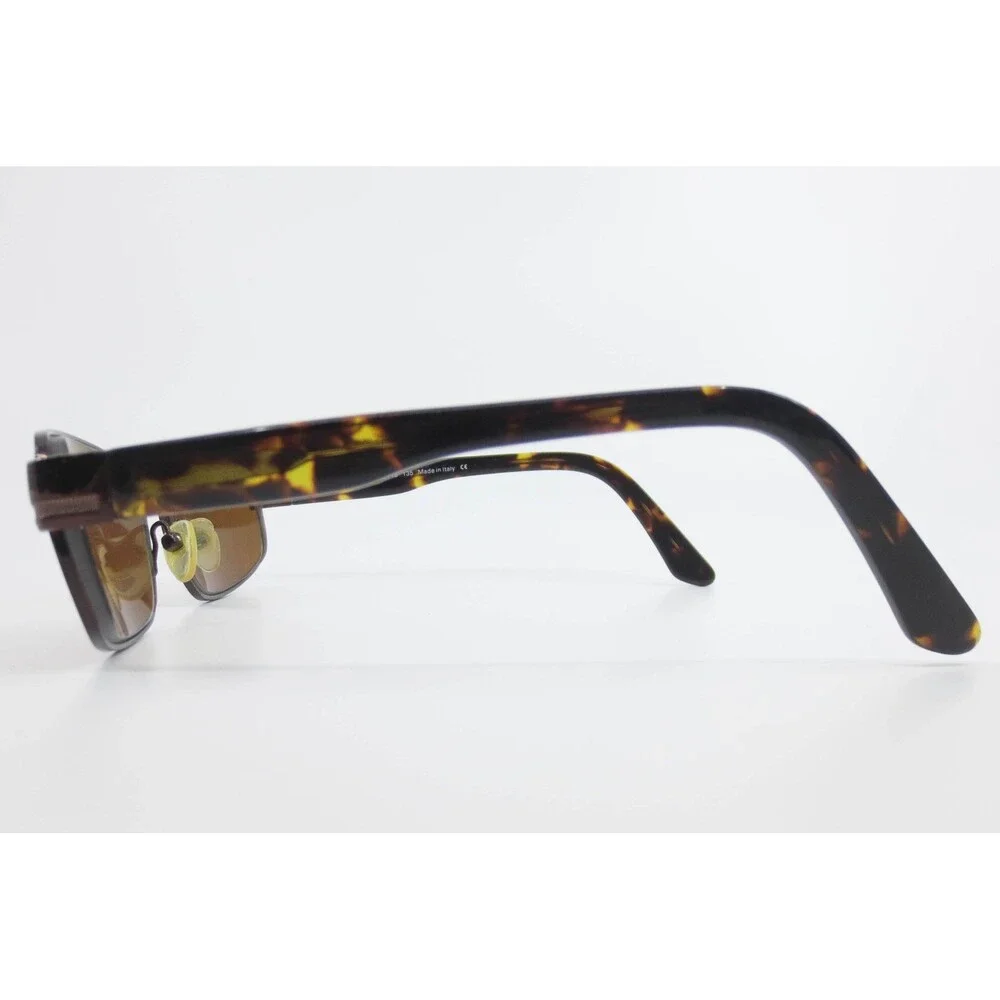 Kirkland Signature Meritage 545181 Brown Tortoise Rectangle Sunglasses Italy
